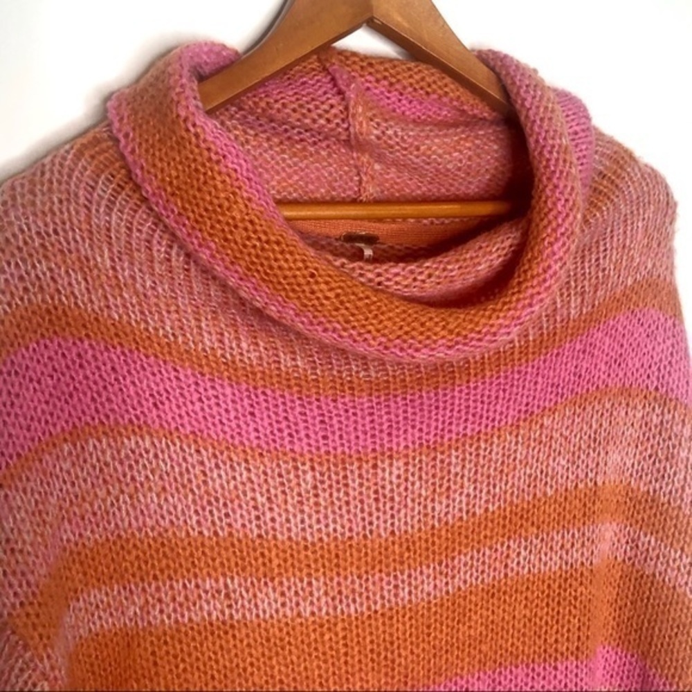 FREE PEOPLE striped sweater tunic NWOT - Picture 5 of 8
